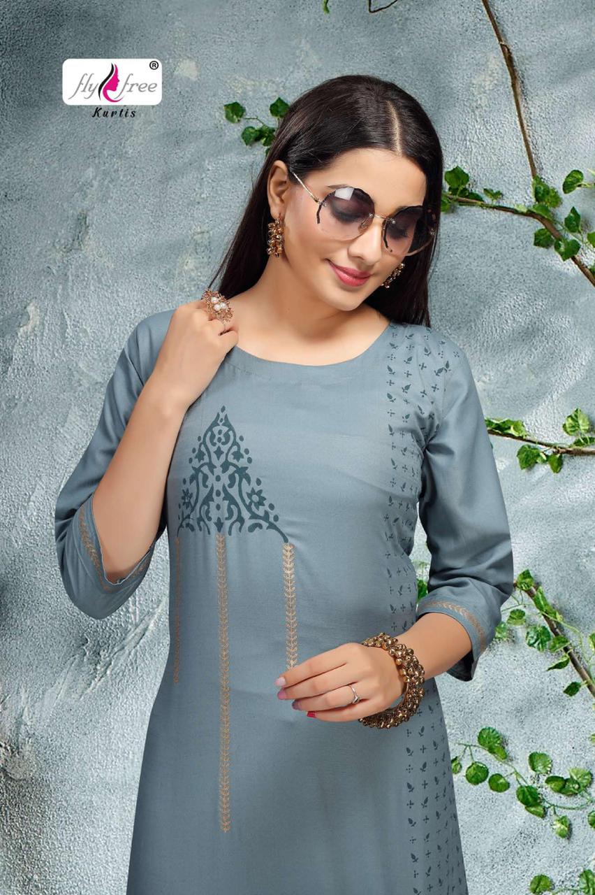 Fly Free Krisha 2 Fancy Ethnic Wear Designer Fancy Kurti Collection